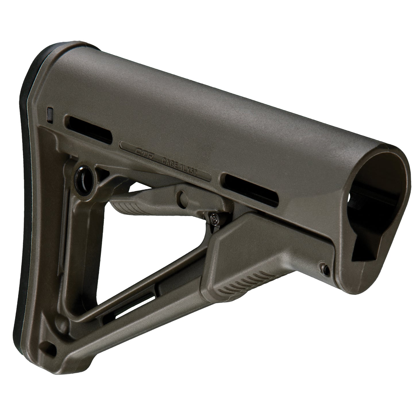 Magpul Industries, CTR Stock, Fits AR-15, Adjustable, Olive Drab Green