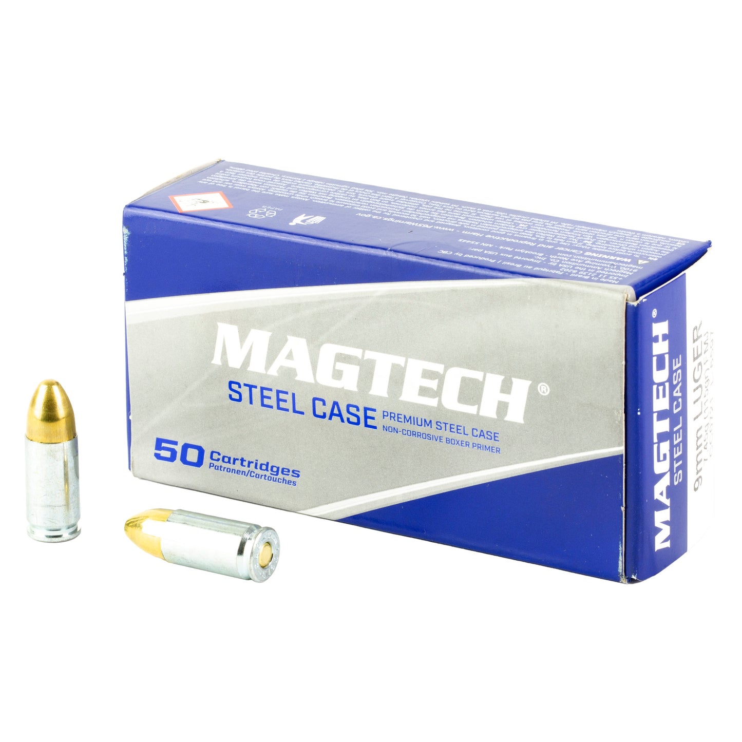 Magtech, Steel Case, 9MM, 115 Grain 1000 Round Case