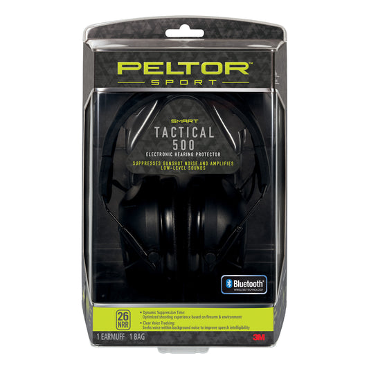 3M/Peltor, Sport Tactical, Earmuff, Black